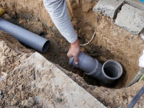 Bathroom fixtures and water lines for remodel plumbing in Cadillac, MI