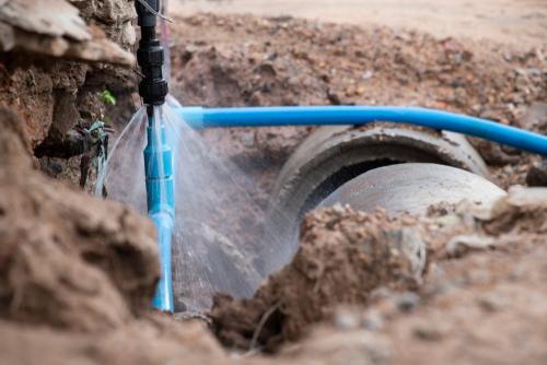 Household water piping for broken water line repair in Cadillac, MI